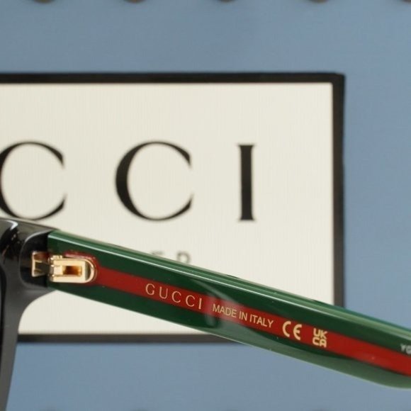 FINAL PRICE NEW GUCCI GG0417SK 001 Black/Grey UNISEX SUNGLASSES - Picture 8 of 9